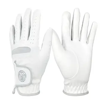 Дышащая перчатка, Износостойкая перчатка для гольфа, для защиты от солнца, удобная в носке, с отверстиями для надписей, Эластичная лента, аксессуары для гольфа