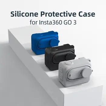 Устойчивый к царапинам силиконовый чехол Силиконовый защитный чехол универсальной точности для экшн-камеры Insta360 Go3 Быстроразъемное основание