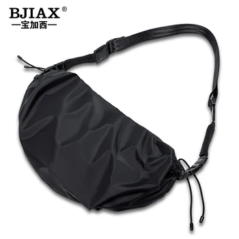 BJIAX Мужская сумка через плечо, сумка для пельменей, мужская спортивная сумка Senior Sense через плечо, новая мужская сумка для отдыха, сумка через плечо большой емкости