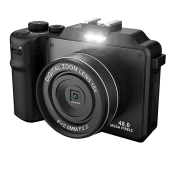 3-дюймовая камера для видеоблогинга 4K для фотосъемки, двойная фронтальная и задняя камеры с автофокусом для распознавания лиц