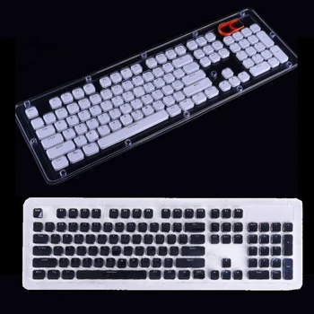 Хрустальные колпачки с подсветкой для клавиатуры Cherry MX Запасные аксессуары для клавишных колпачков со съемником 104 клавиш