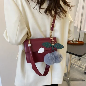 Модная однотонная маленькая сумка с клапаном из искусственной кожи для женщин 2022 года, простые дизайнерские женские дорожные кошельки, женская сумка через плечо
