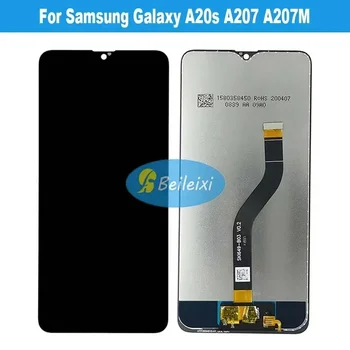 Для Samsung A20s A207 A2070 A207F A207M SM-A207F ЖК-дисплей С сенсорным экраном Дигитайзер в сборе