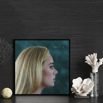 Обложка музыкального альбома Adele 30, плакат, печать на холсте, домашний декор, настенная живопись (без рамки)
