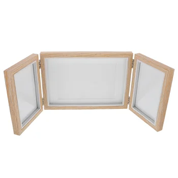 Рамка с Сиамской собранной фотографией, детская настольная подставка для дисплея, трехслойная деревянная картинка