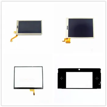 Оригинальный Новый Верхний и Нижний ЖК-экран Для консоли 3DS С Объективом и сенсорным дисплеем
