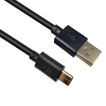 Двойная прямая головка, позолоченный разъем USB 2.0- USB 3.1 C-типа, прямоугольный кабель синхронного преобразователя нагрузки, кабель для передачи данных, 10 см