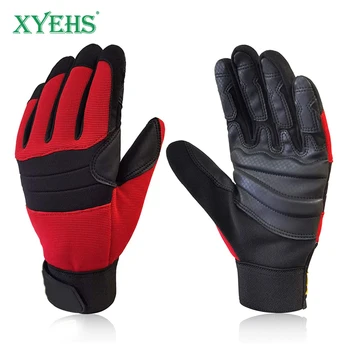 XYEHS 1 Пара Защитных Перчаток Для Скалолазания, Противоскользящие Прочные Веревочные Перчатки, Рабочие Перчатки с Полными Пальцами для Занятий Спортом на открытом воздухе, Спасательный Спуск По Канату