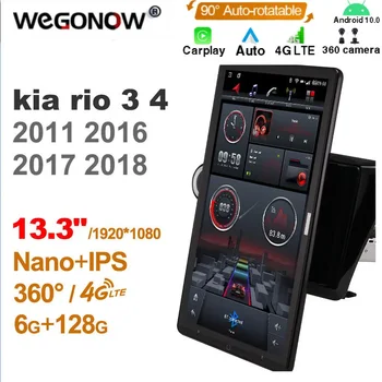1920*1080 Ownice Android10.0 для kia rio 3 4 2011 2016 2017 2018 Автомобильный Радиоприемник Авто Мультимедиа Видео Аудио 13,3 