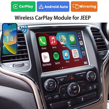 Apple CarPlay Android Auto Decoder Для Jeep Grand Cherokee WK2 Compass 2014-2020 Поддержка интерфейса Mirror-Link Car Play Airplay