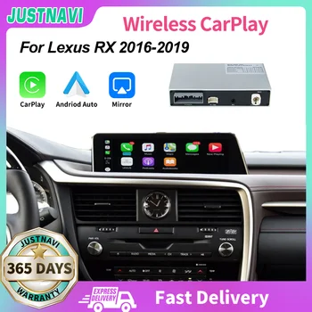 JUSTNAVI Беспроводной Carplay Airplay Android Auto Для Lexus RX 2016 2017 2018 2019 Автомобильный Радиоприемник Miiror Link Carblinkit Авторадио GPS