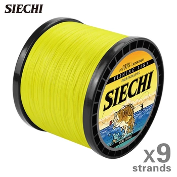 SIECHI X9 PE Line 9 Нитей Износостойкой Плетеной Лески Меньшего Диаметра для Товаров для Рыбной Ловли в Пресной/Морской воде