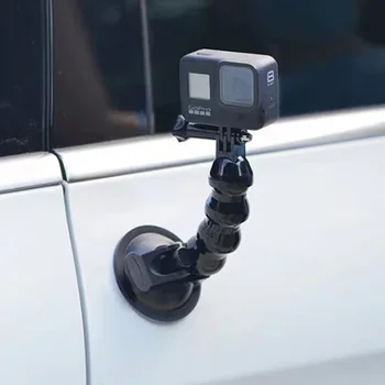 Подходит для экшн-камеры GoPro Hero 11 10 9 8, аксессуаров для смартфонов DJI, универсальной присоски на лобовом стекле, автомобильного держателя