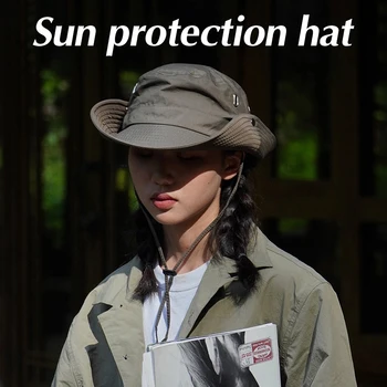 Мужская высококачественная камуфляжная шляпа ACU Для альпинизма на открытом воздухе, шляпы для путешествий по джунглям, Летняя Защита от Солнца, Мужская Рыбацкая кепка