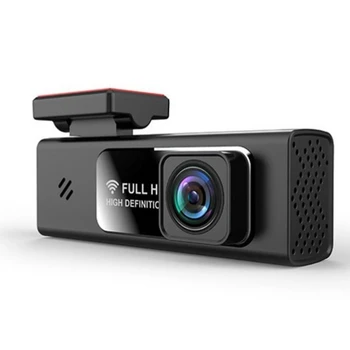 3-канальная видеорегистраторная камера HD-1080P-передняя и задняя внутренняя тройная автомобильная камера с ИК-ночной циклической записью, парковочный монитор