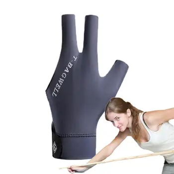 Бильярдные Перчатки с тремя пальцами, Перчатки для бильярда, Впитывающие Пот, Дышащие И Противоскользящие Перчатки, Защита Левой руки для Снукера