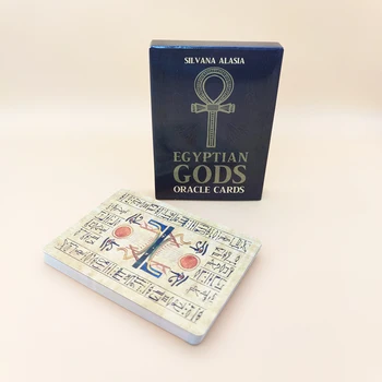 Карты оракула египетских богов 36 шт. гадательных карт, передающих мистическое ощущение древнеегипетского искусства.