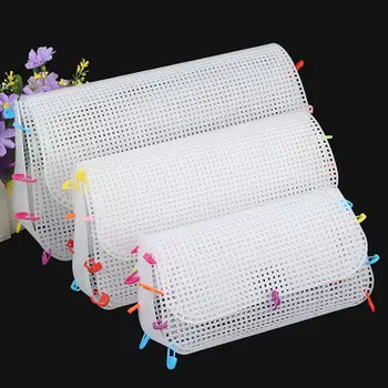 Плетеная пластиковая сетчатая ткань для изготовления сумок, сумки ручной работы, швейный материал, защелка, крючок, сумки из пластиковой сетки, крючок