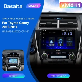 dasaita для Toyota Camry GPS 2012 2013 2014 Версия автомобиля для США и Ближнего Востока 10,2 