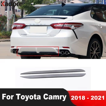 Накладка Заднего Нижнего Бампера Toyota Camry SE XSE TRD 2018-2020 2021 Аксессуары Для Молдинга Задних Губ Багажника Автомобиля Из Нержавеющей Стали