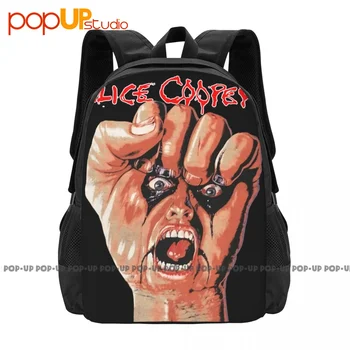 Туристический рюкзак Alice Cooper Raise Your Fist Большой емкости Модный Новый Спортивный стиль для бега на открытом воздухе
