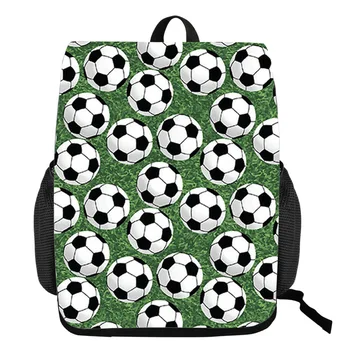 Рюкзак с футбольным 3D принтом, студенческий школьный рюкзак большой емкости, модная сумка на шнурке из полиэстера, Rugtas Mochila Feminina