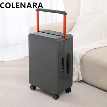 Ручная кладь COLENARA, 20-дюймовый кейс для ПК, мужская прочная тележка, 24-дюймовая дорожная сумка на колесиках для девочек, дорожный чемодан для путешествий