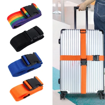 Противоугонный Дорожный ремень для багажа, регулируемый Замок паролем, упаковочный ремень, Надежная блокировка багажа, Аксессуары для упаковки багажа в чемодан