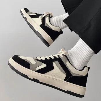 Мужская вулканизированная обувь, кроссовки унисекс, Кроссовки Zapatillas de hombre 2023, Дышащие Мужские баскетбольные кроссовки со шнуровкой из сетки
