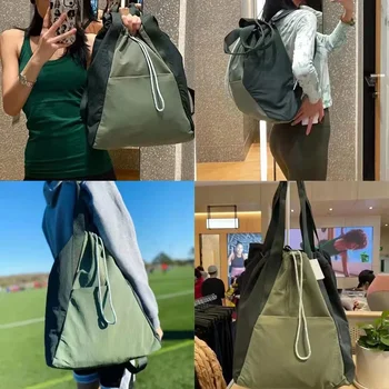 Чикаге с логотипом, спортивный рюкзак большой емкости объемом 18 л, высококачественная сумка на шнурке, многофункциональная сумка для фитнеса через плечо.
