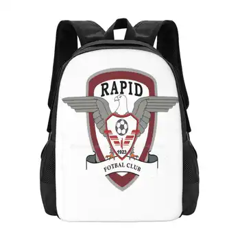 Fc Rapid Bucure?Ti Рюкзаки для школьников, подростков, дорожные сумки для девочек Rapid Bucure?Ti Румыния От Bycharest Fotbal Football Soccer