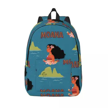 Рюкзак Disney Blue Moana Daughter Of The Sea для мальчиков и девочек, школьная сумка для школьников, рюкзак для детей дошкольного возраста, сумка для детского сада, Спортивная