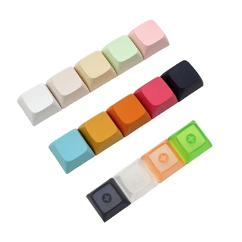 Прямая поставка, набор клавишных колпачков PBT, XDA Keycaps, 1U, механическая клавиатура, колпачки для клавиш без гравировки, пустая крышка, многоцветная