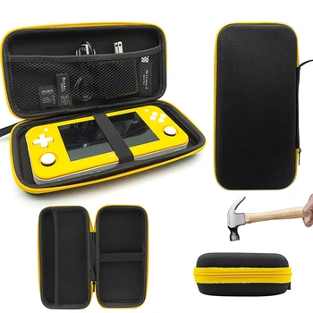 Черная + желтая сумка для портативного игрового плеера RG505, мини-портативный чехол для ретро игровой консоли, сумка для переноски