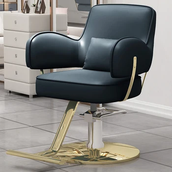 Косметические Эргономичные парикмахерские кресла Эстетик для ухода за лицом Вращающиеся Парикмахерские кресла Маникюрное оборудование Silla De Barbero Салонное оборудование