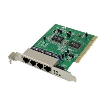 PCI Quad Fast Ethernet 10/100 Мбит/с Плата коммутатора Realtek 8305SC + 8100CL чипсет 4 Порта RJ45 Сетевой Коммутатор lan карта