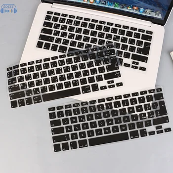 Силиконовый чехол для клавиатуры ноутбука 1ШТ для пленки для клавиатуры Американская Европейская Универсальная защитная пленка для ключей от ноутбука