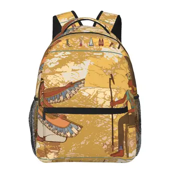 Женский рюкзак с изображением египетских богов и фараонов, модная сумка для женщин, мужская школьная сумка, сумка для книг Mochila