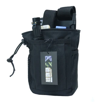 Складная сумка для быстрого хранения на открытом воздухе, сумка для мусора, комплект тактической поясной сумки Molle, тактическое снаряжение