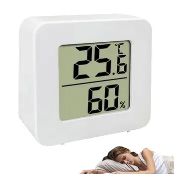 Комнатный термометр Мини Цифровой гигрометр Измеритель влажности Точный датчик влажности Электронный дисплей температуры и влажности