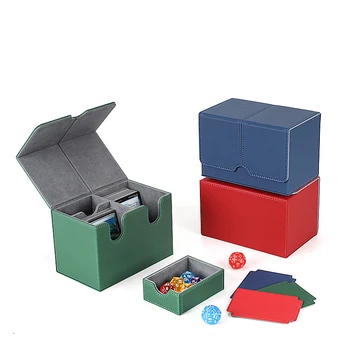 160+ Коробка-Органайзер для Колоды Карт MTG YuGiOh TCG Card Storage Trading Card Deck Box Commander MTG Card Carrying Organizer