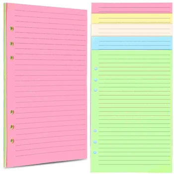 Дневник-книжка с красочной живой заправкой, Линованная бумага, Вкладыши для планировщика, вставляющие блокнот в Блокнот