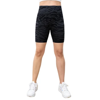 Женские шорты для занятий йогой, фитнесом, бегом, спортом, короткие брюки с высокой талией