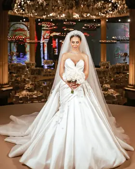 Элегантные свадебные платья со съемным шлейфом и аппликацией в виде сердечка, свадебные платья в стиле кантри, сшитые на заказ Vestidos De Novia