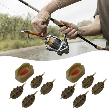 2 комплекта инновационной рыболовной приманки для ловли карпа, универсальные и надежные материалы, метод ловли, кормушка для кофе