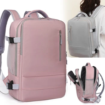 Женский дорожный рюкзак для самолета, Многофункциональный багажный рюкзак большой емкости, водонепроницаемые женские повседневные сумки для школьных тетрадей
