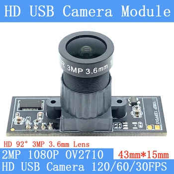 2-Мегапиксельный USB-модуль Камеры 1080P Full Hd MJPEG 120 кадров В секунду 60 кадров в секунду 30 кадров в секунду Высокоскоростное Мини-Видеонаблюдение Linux UVC Webcam Surveillance
