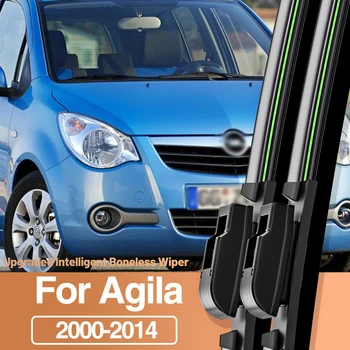 2шт для Opel Agila A B 2000-2014 Щетки стеклоочистителя переднего стекла Аксессуары для окон 2001 2007 2009 2010 2011 2013 2014