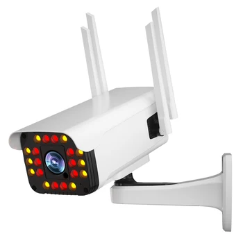Полноцветная беспроводная PTZ IP-камера ночного видения Super Night Vision 2MP 1080P, наружная водонепроницаемая домашняя камера видеонаблюдения