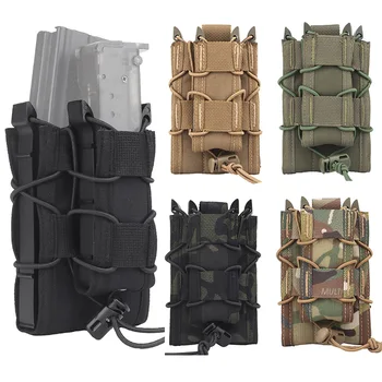 Тактический Подсумок 5,56/9 мм Molle Mag Bag для Винтовки AK AR15 M4, Быстросъемная Магазинная Кобура, Охотничьи Аксессуары